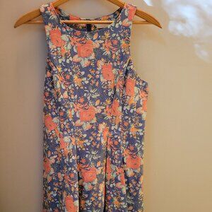 Denim Floral dress